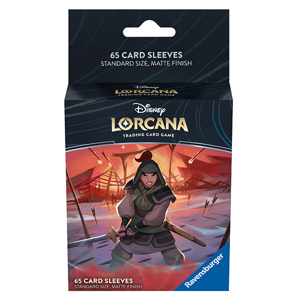 Disney Lorcana Supplies: Rise of the Floodborn - Mulan Card Sleeves (65 ct.)