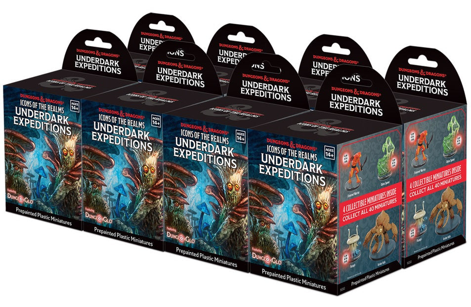 Dungeons & Dragons: Icons of the Realms Set 36 - Underdark Expeditions Booster Brick (8)