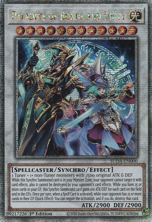 Yu-Gi-Oh! TCG - Supreme Darkness - SUDA-EN000 - Paladins of Bonds and Unity - Quarter Century Secret Rare (1st Edition)