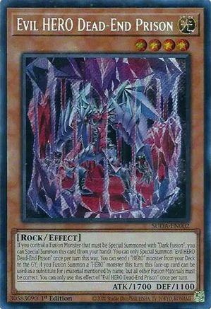 Yu-Gi-Oh! TCG - Supreme Darkness - SUDA-EN002 - Evil HERO Dead-End Prison - Secret Rare (1st Edition)