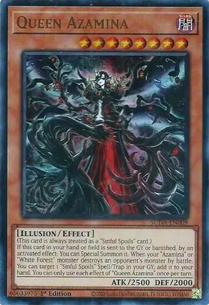 Yu-Gi-Oh! TCG - Supreme Darkness - SUDA-EN009 - Queen Azamina - Ultra Rare (1st Edition)