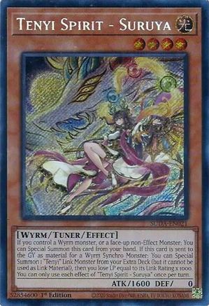 Yu-Gi-Oh! TCG - Supreme Darkness - SUDA-EN021 - Tenyi Spirit - Suruya - Secret Rare (1st Edition)