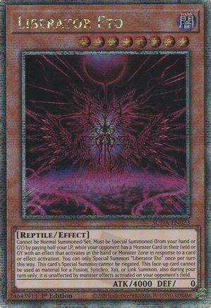 Yu-Gi-Oh! TCG - Supreme Darkness - SUDA-EN023 - Liberator Eto - Quarter Century Secret Rare (1st Edition)