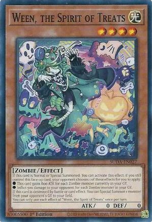 Yu-Gi-Oh! TCG - Supreme Darkness - SUDA-EN027 - Ween, the Spirit of Treats - Common / Short Print (1st Edition)