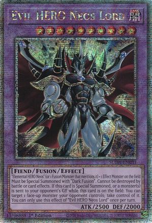 Yu-Gi-Oh! TCG - Supreme Darkness - SUDA-EN031 - Evil HERO Neos Lord - Quarter Century Secret Rare (1st Edition)