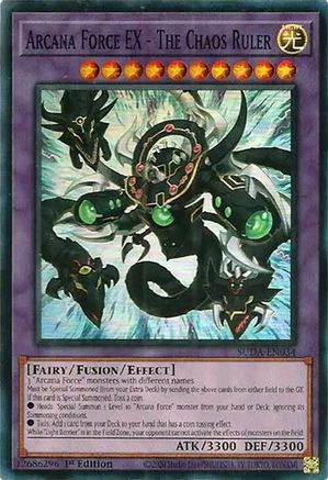 Yu-Gi-Oh! TCG - Supreme Darkness - SUDA-EN034 - Arcana Force EX - The Chaos Ruler - Super Rare (1st Edition)