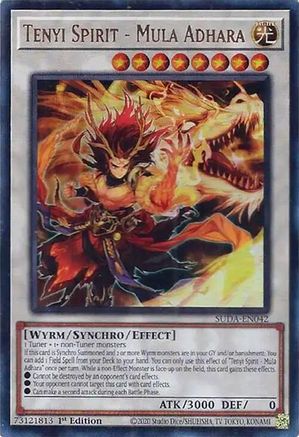 Yu-Gi-Oh! TCG - Supreme Darkness - SUDA-EN042 - Tenyi Spirit - Mula Adhara - Ultra Rare (1st Edition)