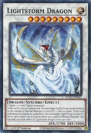 Yu-Gi-Oh! TCG - Supreme Darkness - SUDA-EN043 - Lightstorm Dragon - Common / Short Print (1st Edition)