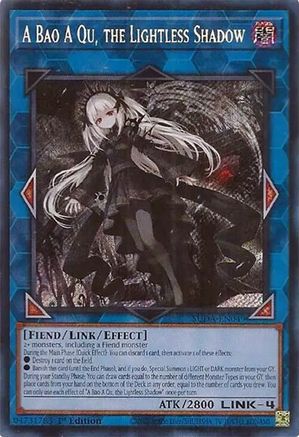 Yu-Gi-Oh! TCG - Supreme Darkness - SUDA-EN049 - A Bao A Qu, the Lightless Shadow - Secret Rare (1st Edition)