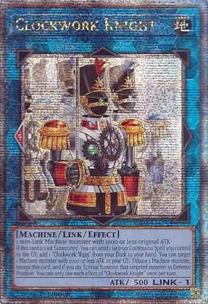 Yu-Gi-Oh! TCG - Supreme Darkness - SUDA-EN050 - Clockwork Knight - Quarter Century Secret Rare (1st Edition)