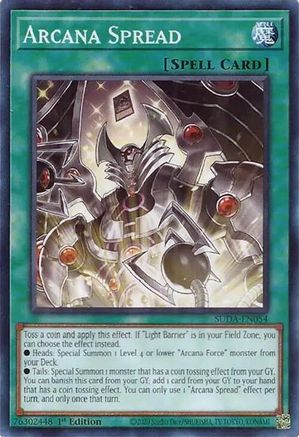 Yu-Gi-Oh! TCG - Supreme Darkness - SUDA-EN054 - Arcana Spread - Common / Short Print (1st Edition)