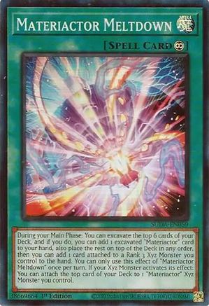 Yu-Gi-Oh! TCG - Supreme Darkness - SUDA-EN059 - Materiactor Meltdown - Super Rare (1st Edition)