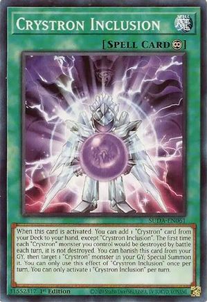 Yu-Gi-Oh! TCG - Supreme Darkness - SUDA-EN061 - Crystron Inclusion - Common / Short Print (1st Edition)
