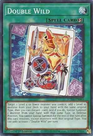 Yu-Gi-Oh! TCG - Supreme Darkness - SUDA-EN065 - Double Wild - Common / Short Print (1st Edition)