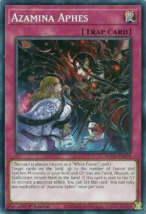 Yu-Gi-Oh! TCG - Supreme Darkness - SUDA-EN070 - Azamina Aphes - Common / Short Print (1st Edition)