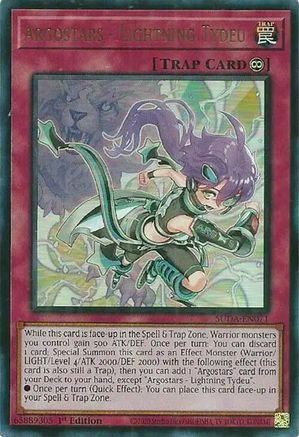 Yu-Gi-Oh! TCG - Supreme Darkness - SUDA-EN071 - Argostars - Lightning Tydeu - Ultra Rare (1st Edition)
