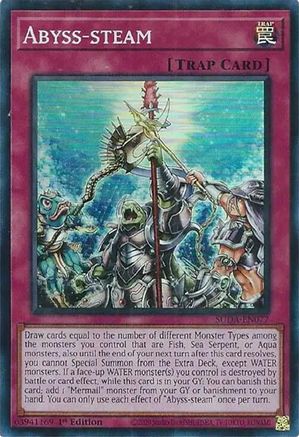 Yu-Gi-Oh! TCG - Supreme Darkness - SUDA-EN077 - Abyss-steam - Super Rare (1st Edition)