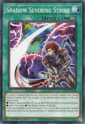 Yu-Gi-Oh! TCG - Supreme Darkness - SUDA-EN085 - Shadow Severing Strike - Common / Short Print (1st Edition)