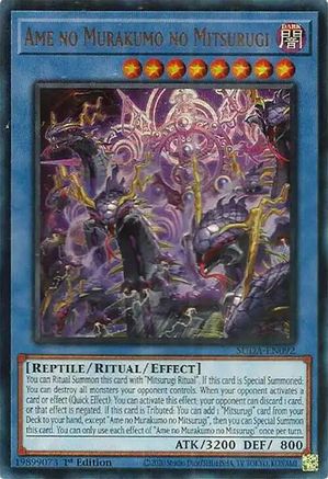 Yu-Gi-Oh! TCG - Supreme Darkness - SUDA-EN092 - Ame no Murakumo no Mitsurugi - Ultra Rare (1st Edition)