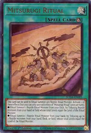 Yu-Gi-Oh! TCG - Supreme Darkness - SUDA-EN095 - Mitsurugi Ritual - Ultra Rare (1st Edition)