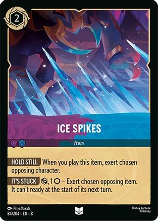 Lorcana TCG - Reign of Jafar - 84/204 - Ice Spikes - Uncommon - Non-Foil