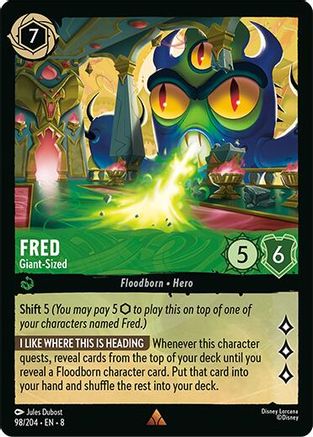 Lorcana TCG - Reign of Jafar - 98/204 - Fred - Giant-Sized - Rare - Foil