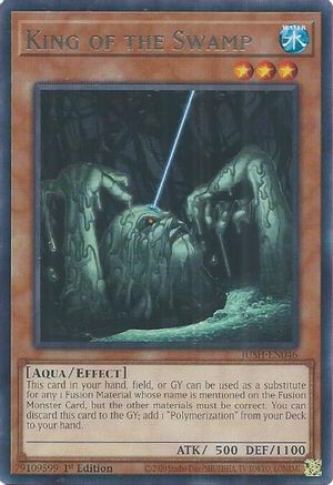 Yu-Gi-Oh! TCG - Justice Hunters - JUSH-EN046 - King of the Swamp - Rare (1st Edition)
