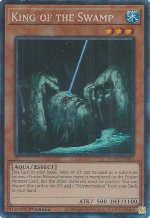 Yu-Gi-Oh! TCG - Justice Hunters - JUSH-EN046 - King of the Swamp - Collector's Rare (1st Edition)