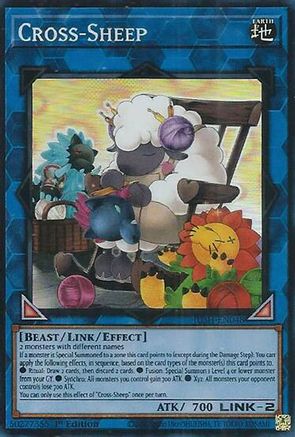 Yu-Gi-Oh! TCG - Justice Hunters - JUSH-EN048 - Cross-Sheep - Super Rare (1st Edition)