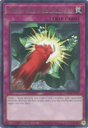 Yu-Gi-Oh! TCG - Justice Hunters - JUSH-EN055 - Super Rush Recklessly - Rare (1st Edition)