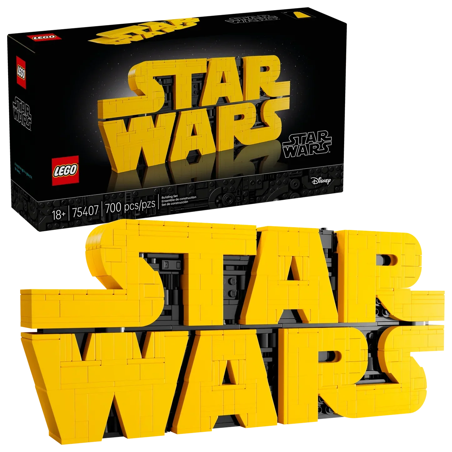 LEGO® Star Wars™ Brick-Built Star Wars Logo 75407