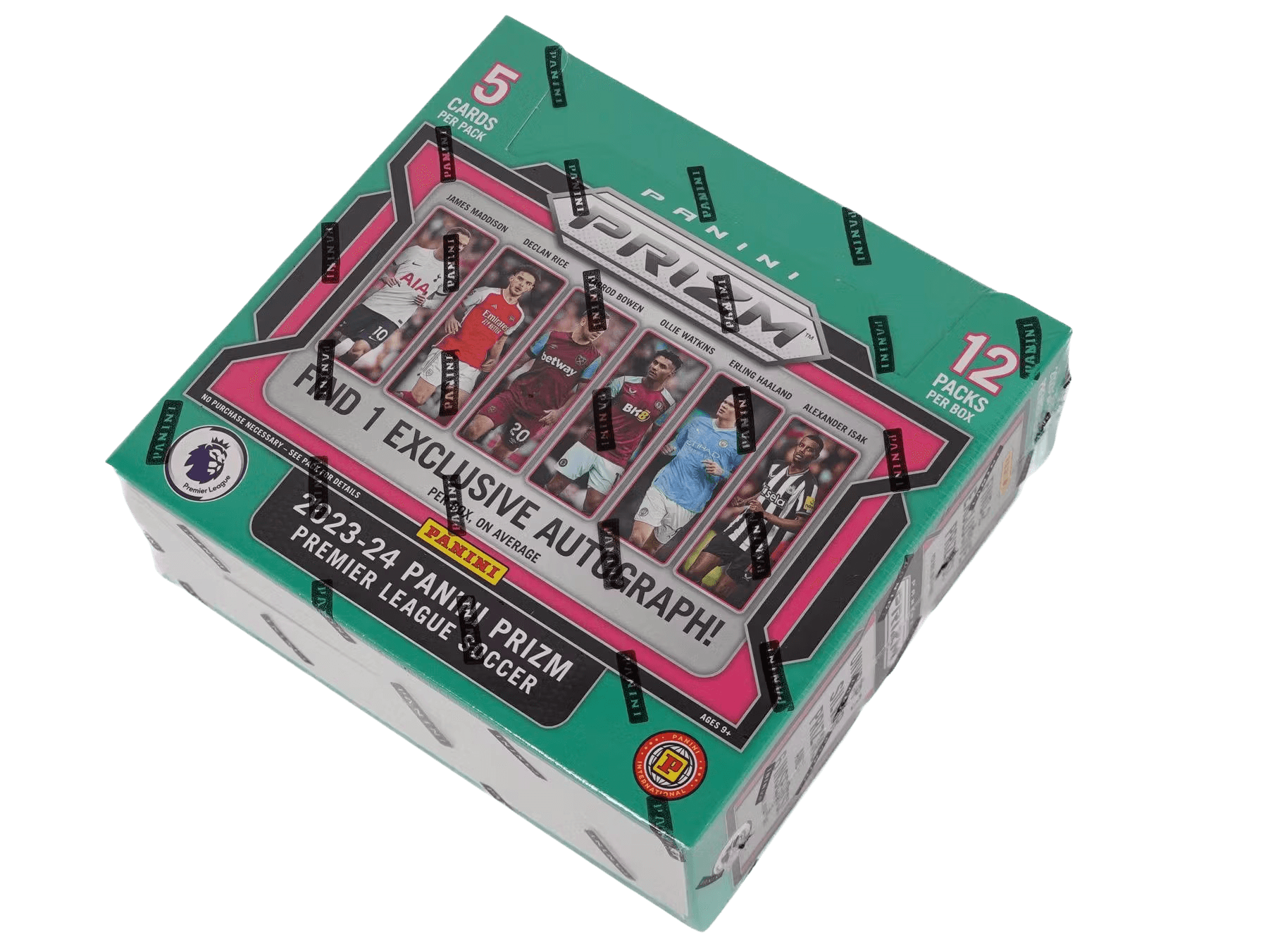 2023/24 Prizm Premier League Football (Soccer) - International Hobby Box (12 Packs)