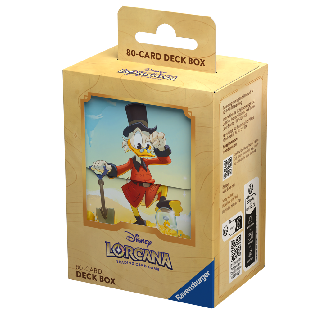 Lorcana Supplies: Into the Inklands: Scrooge McDuck Deck Boxes
