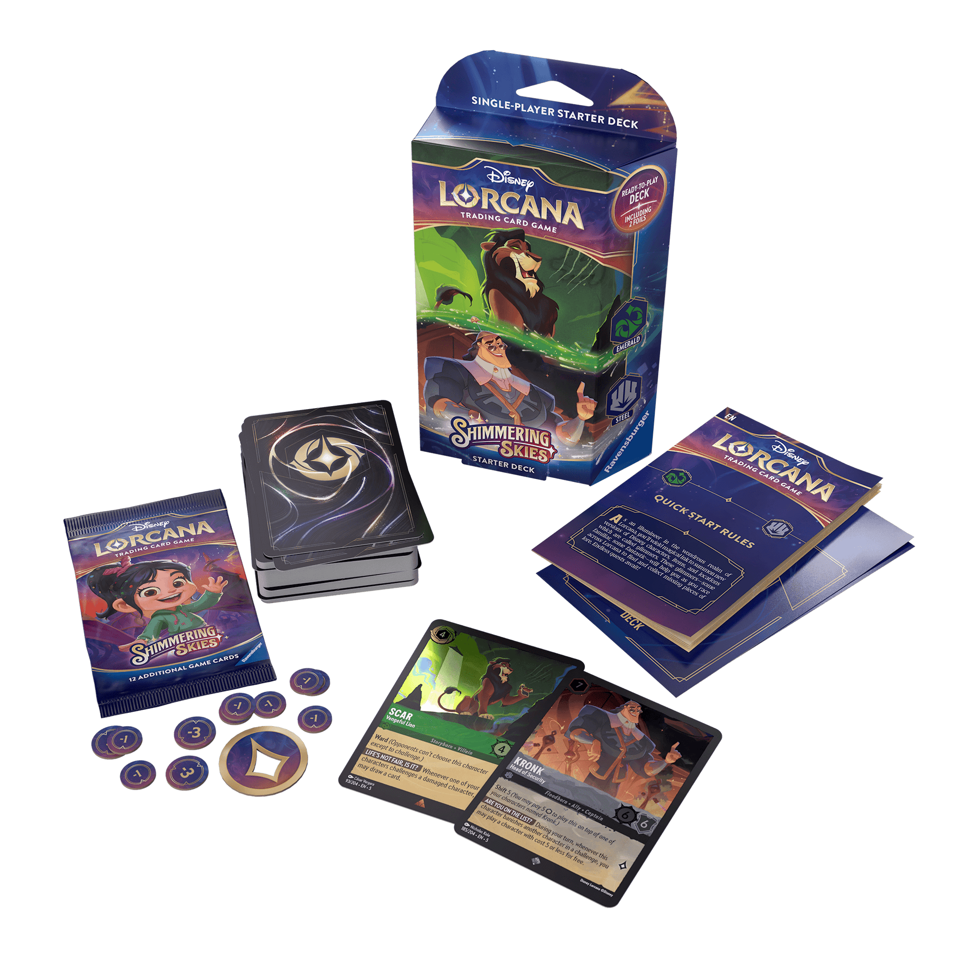 Disney - Lorcana TCG - Shimmering Skies - Starter Deck - Scar & Kronk