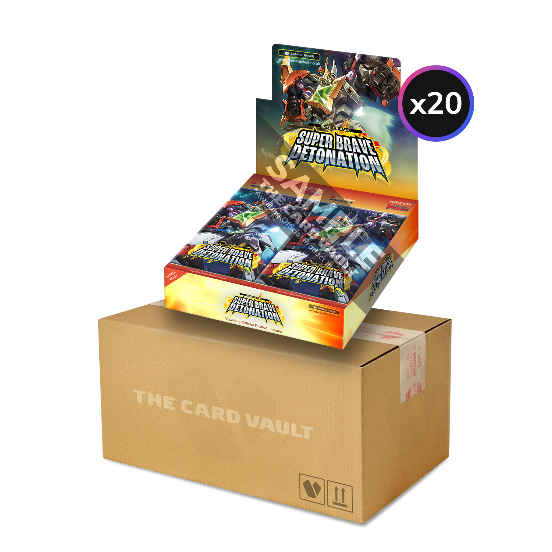 Cardfight!! Vanguard - Super Brave Detonation - Display Case (20x Boxes)