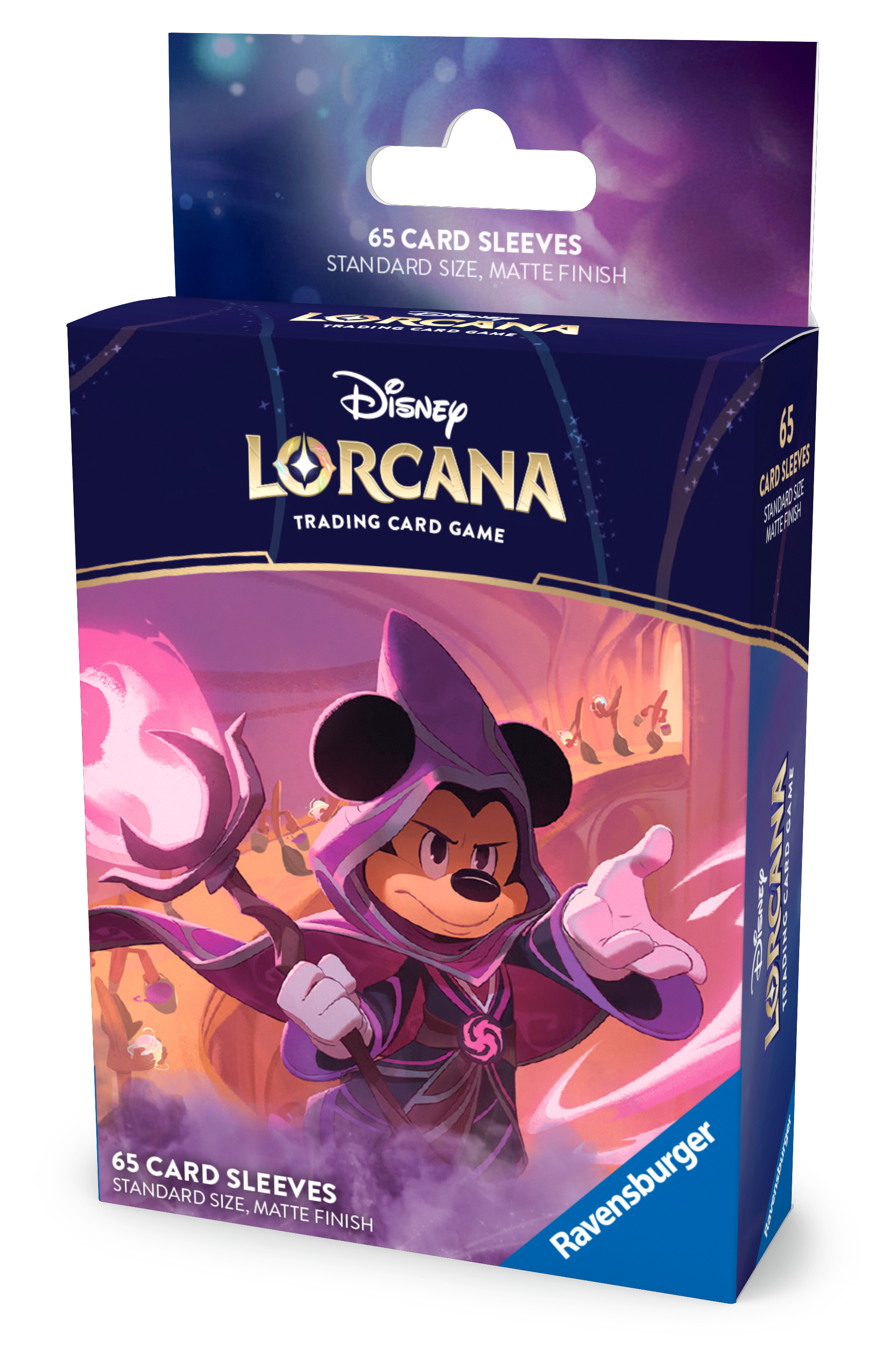 Lorcana Supplies: Reign of Jafar: Mickey Mouse, Wayward Sorcerer Sleeves (65ct)