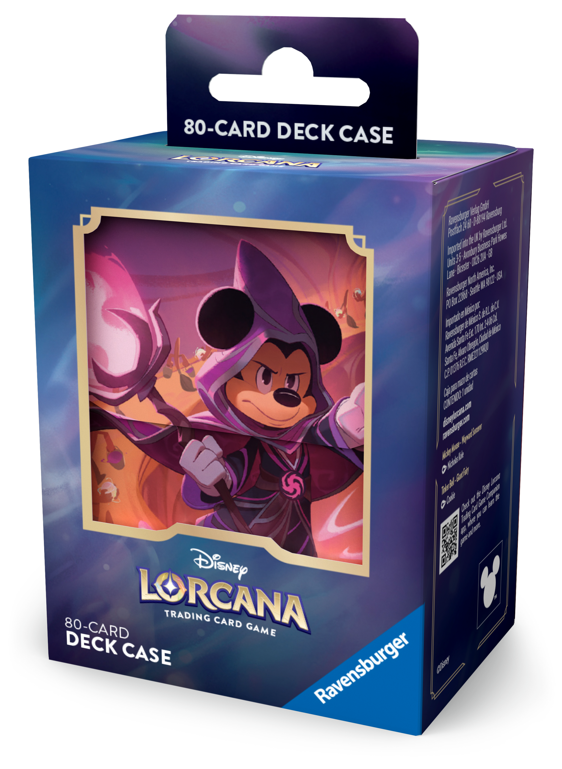 Lorcana Supplies: Reign of Jafar: Mickey Mouse, Wayward Sorcerer Deck Box