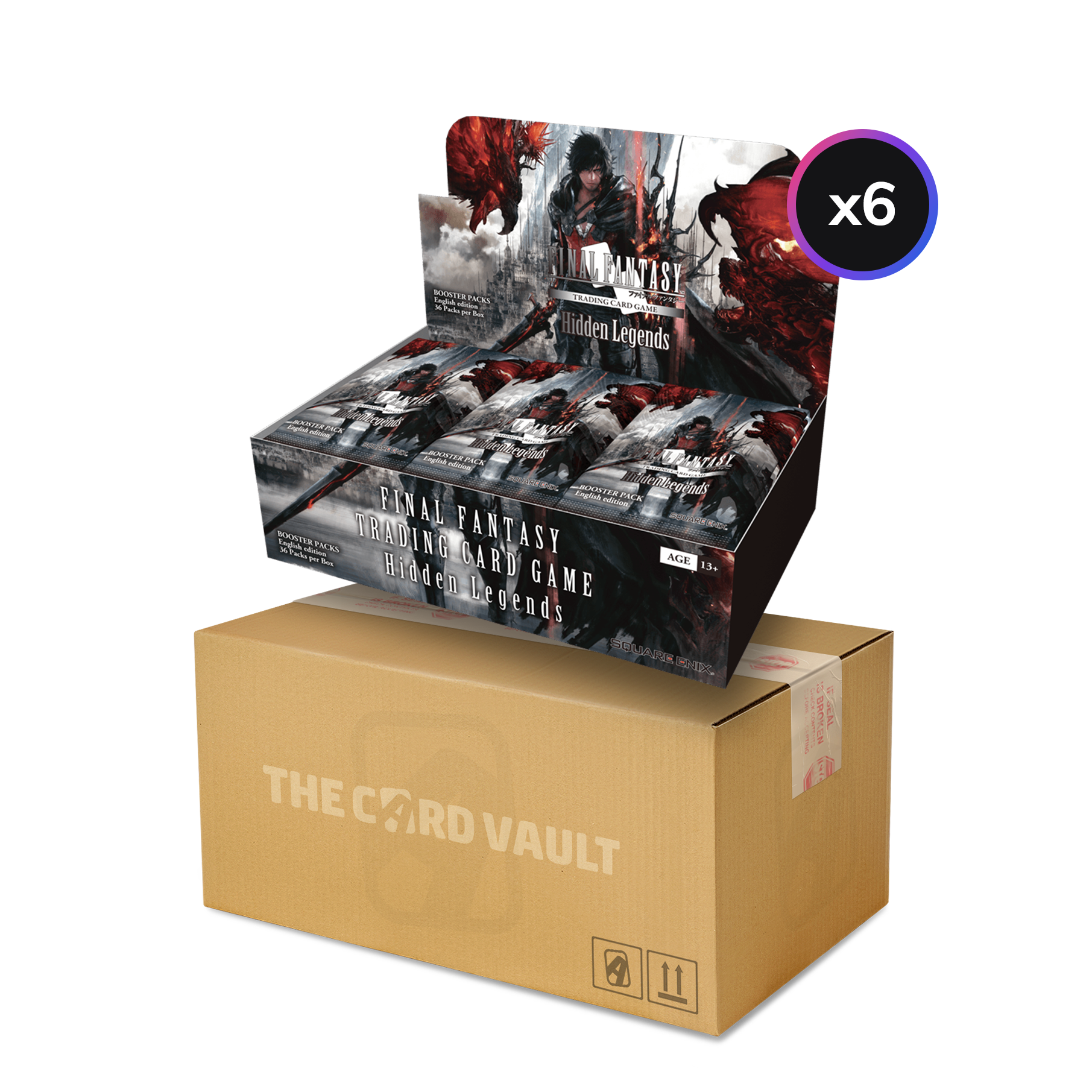 Final Fantasy TCG - Opus XXIV (24) - Hidden Legends - Display Case (6x Booster Boxes)