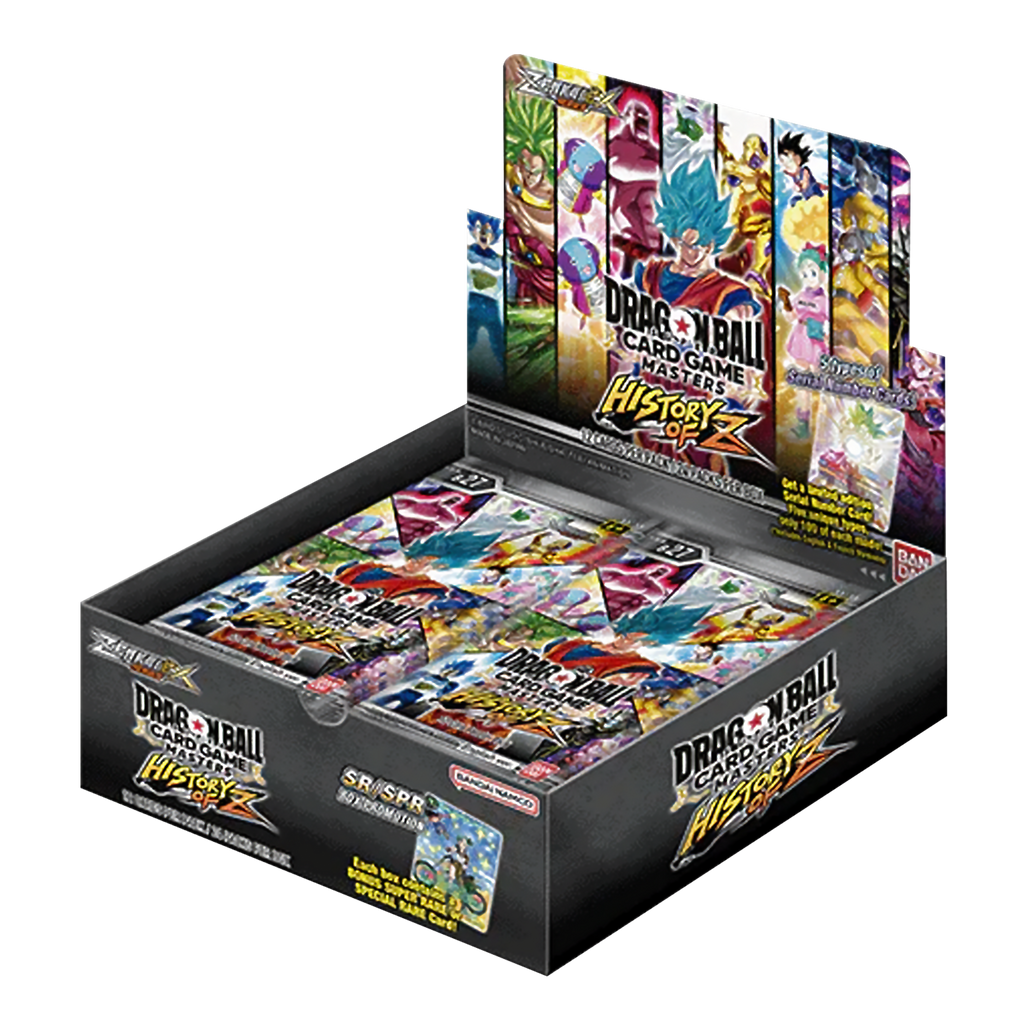 Dragon Ball Super CG Masters - Zenkai Series Set 10 - History of Z (B27) - Booster Box (24 Packs)