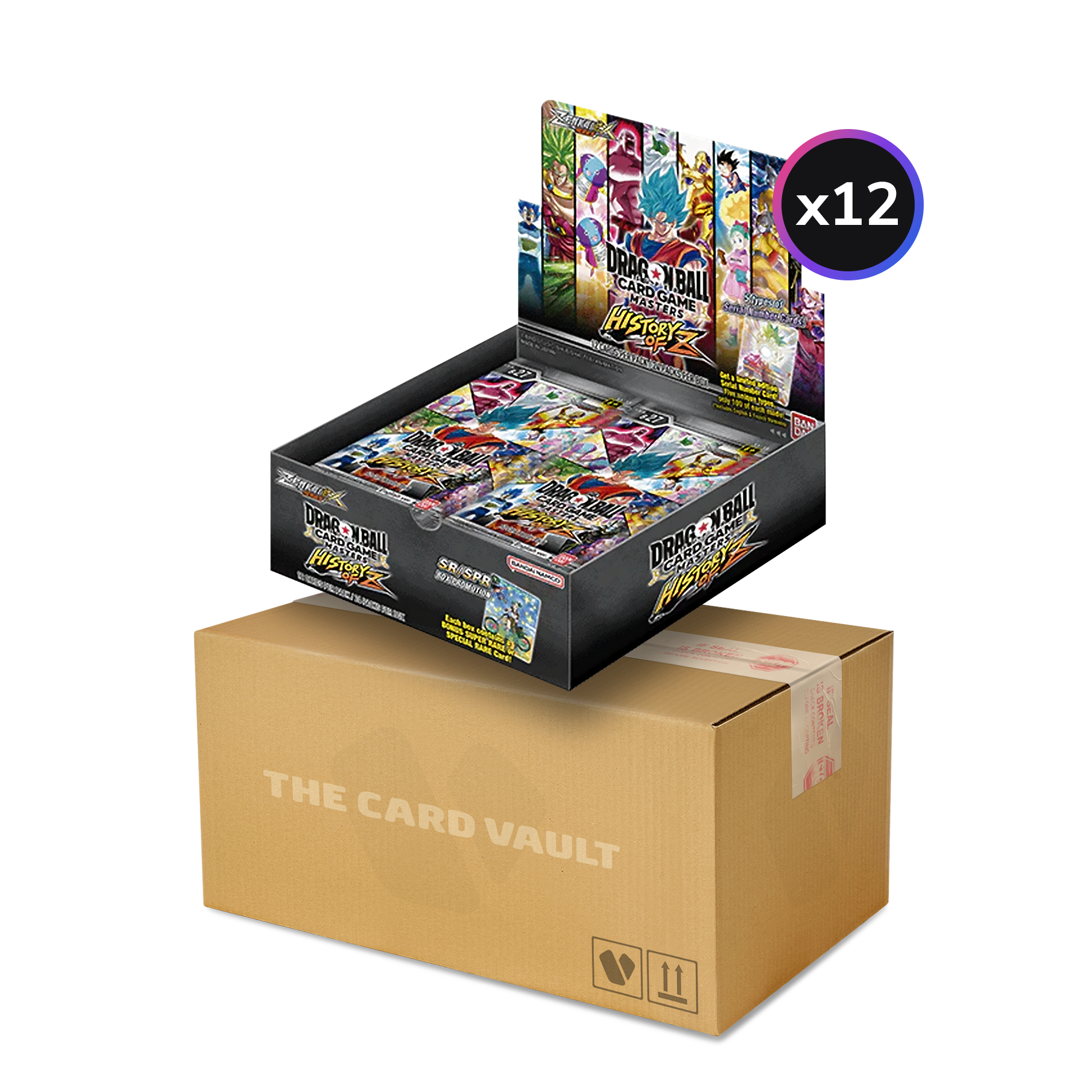 Dragon Ball Super CG Masters - Zenkai Series Set 10 - History of Z (B27) - Display Case (12x Booster Boxes)
