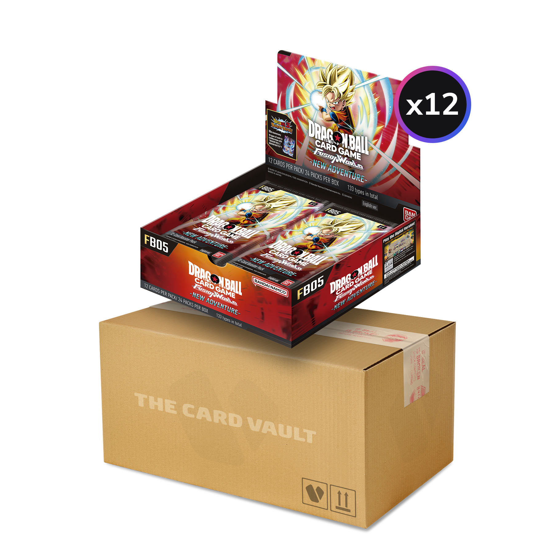 Dragon Ball Super CG Fusion World - New Adventure (FB05) - Display Case (12x Boxes)