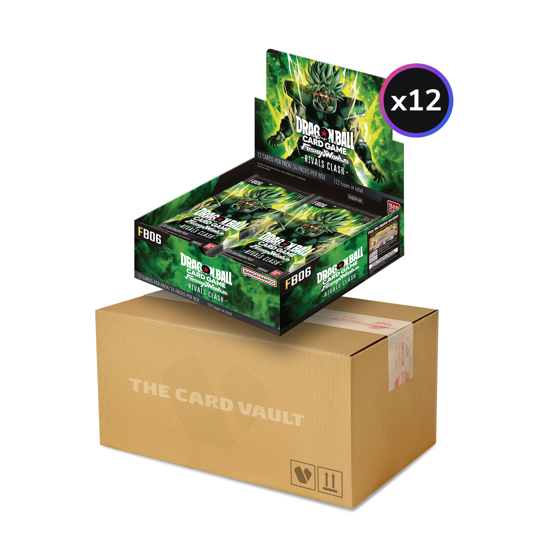 Dragon Ball Super CG Fusion World - Rivals Clash (FB06) - Display Case (12x Booster Boxes)