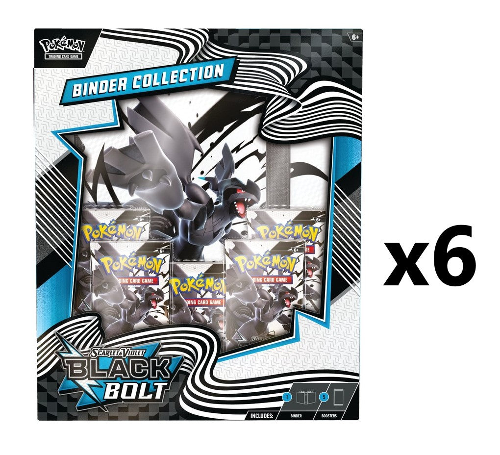 Pokemon Black Bolt SV10.5 [6x] Binder Collection Case