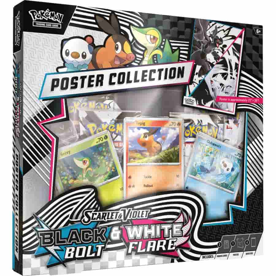 Pokemon: Scarlet And Violet 10.5: Black Bolt And White Flare Unova: Poster Collection