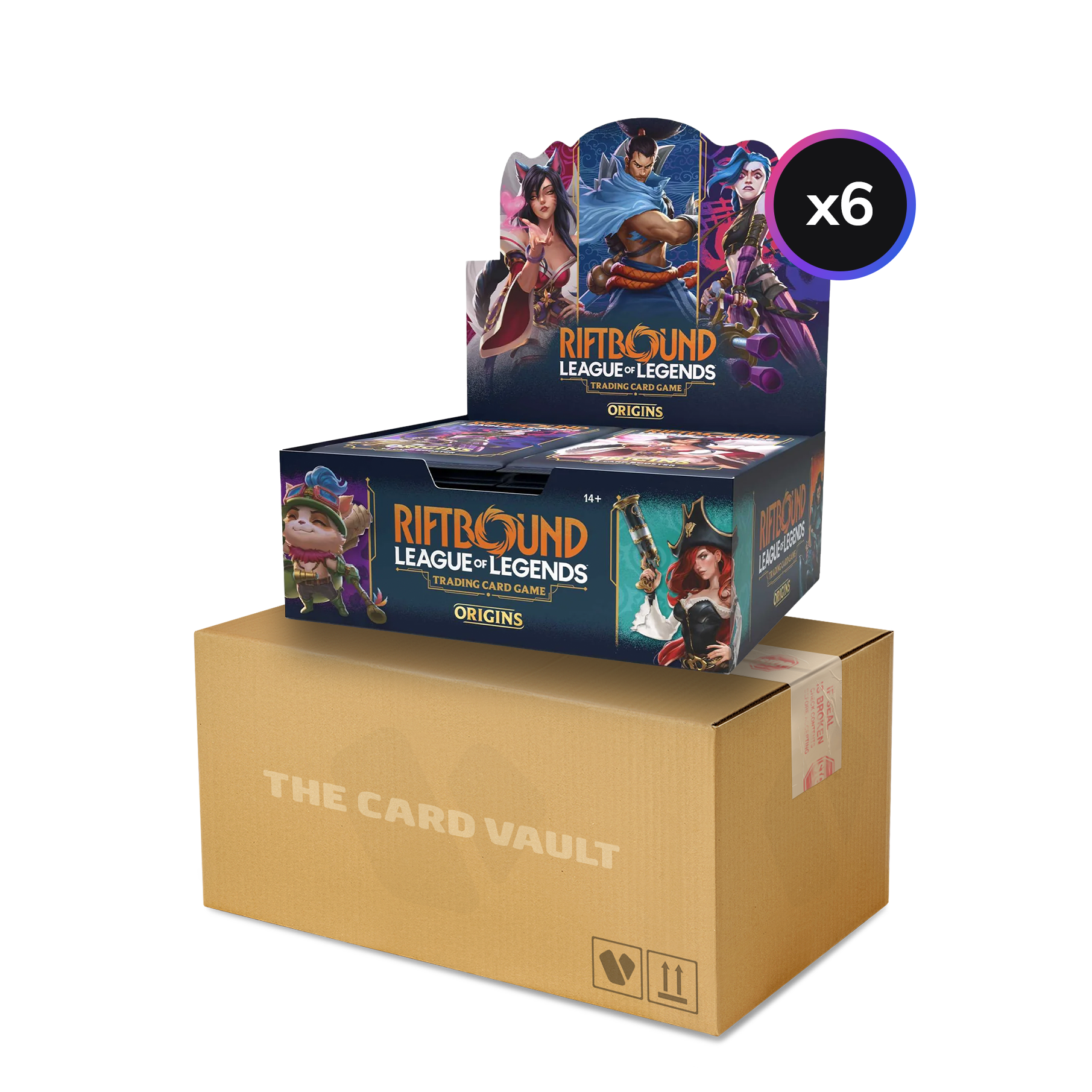 Riftbound: League of Legends TCG - Set 1 - Origins - Display Case (6x Booster Boxes)