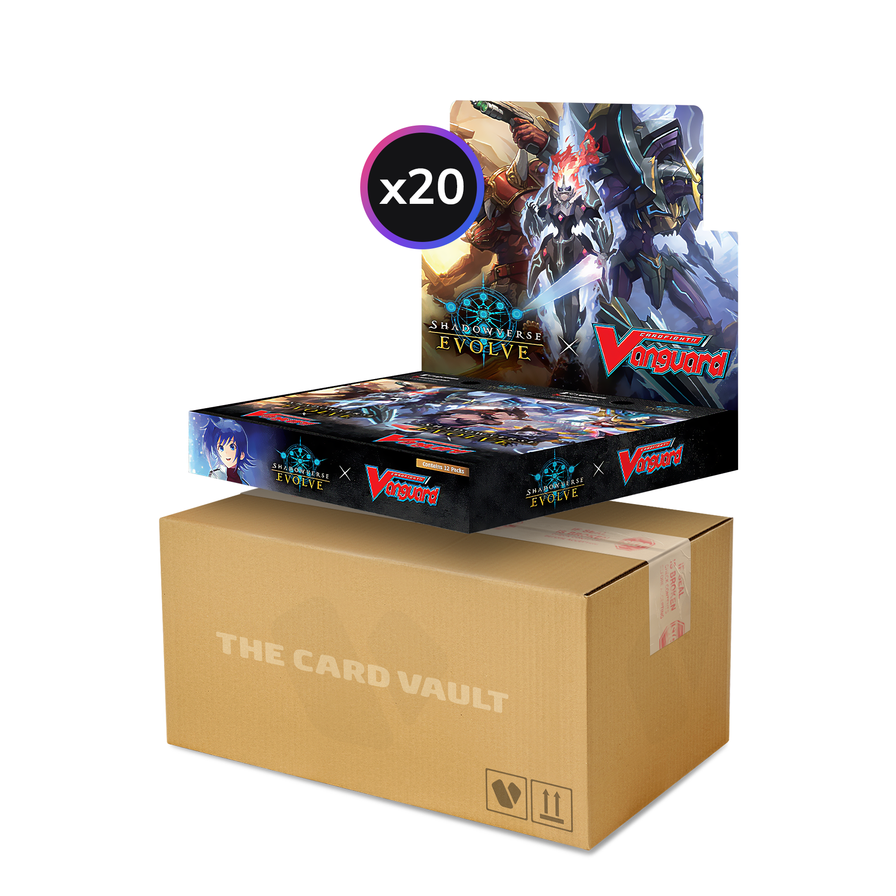Shadowverse: Evolve - Crossover - Cardfight!! Vanguard - Display Case (20x Booster Boxes)
