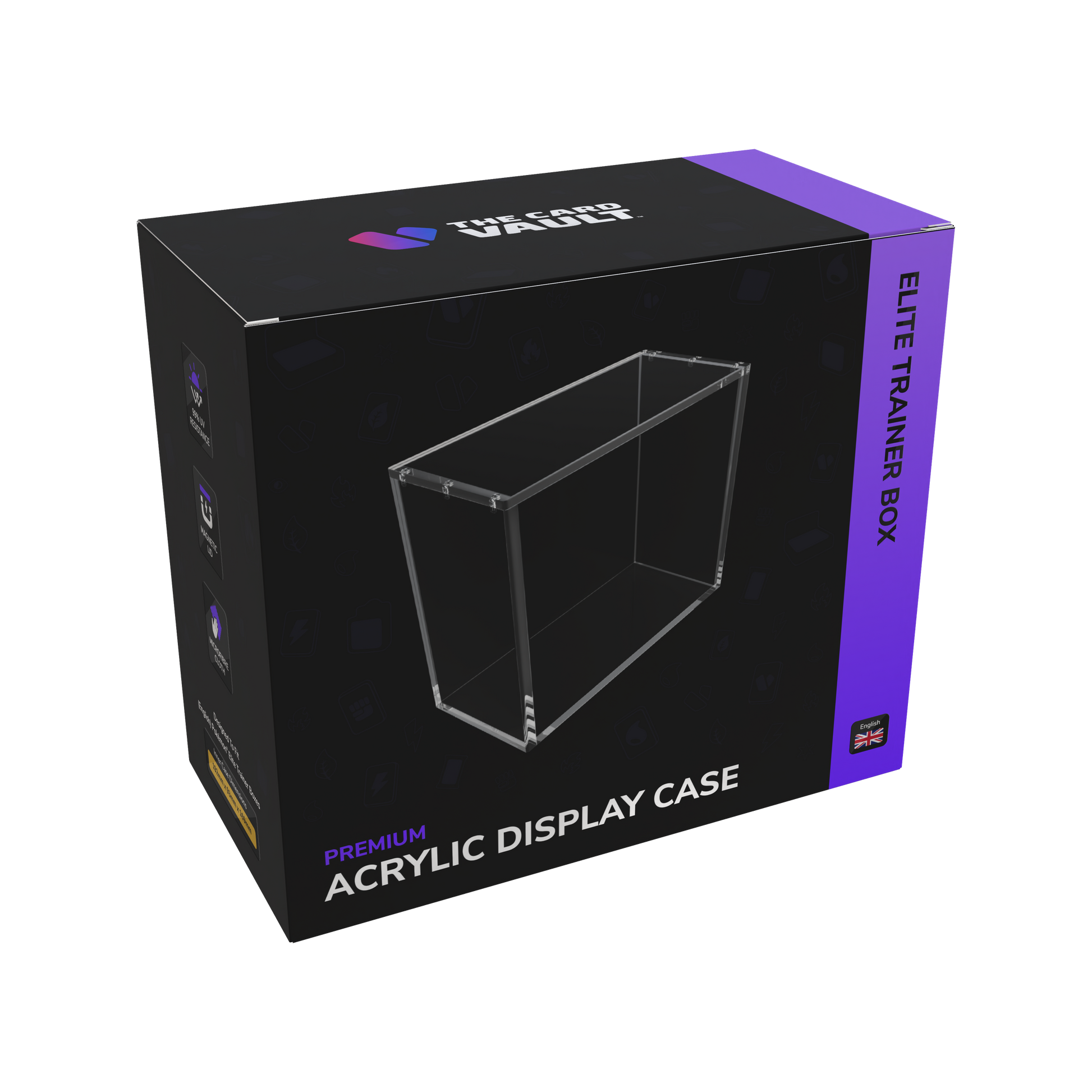 The Card Vault - Premium Acrylic Case - Pokemon Elite Trainer Box (English)