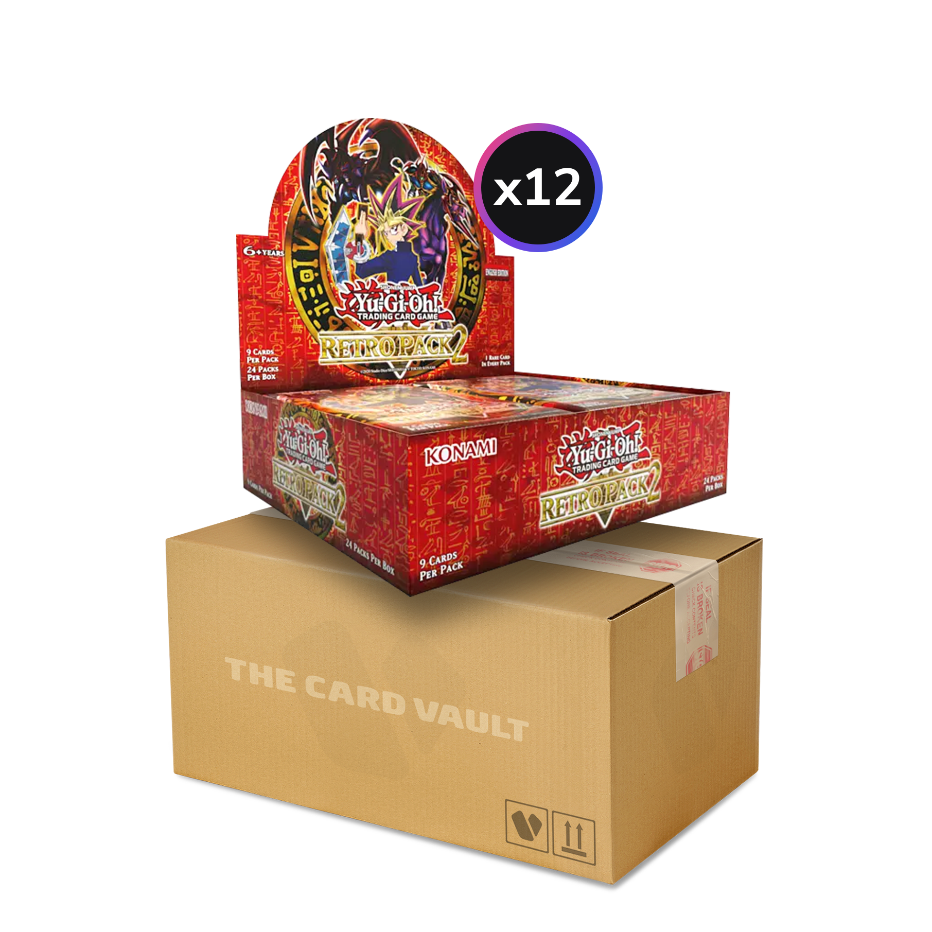Yu-Gi-Oh! TCG - Retro Pack 2 - Display Case (12x Booster Boxes) (Reprint Edition)