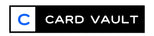 Card Vault logo with text 'trading cards and more' on a white background