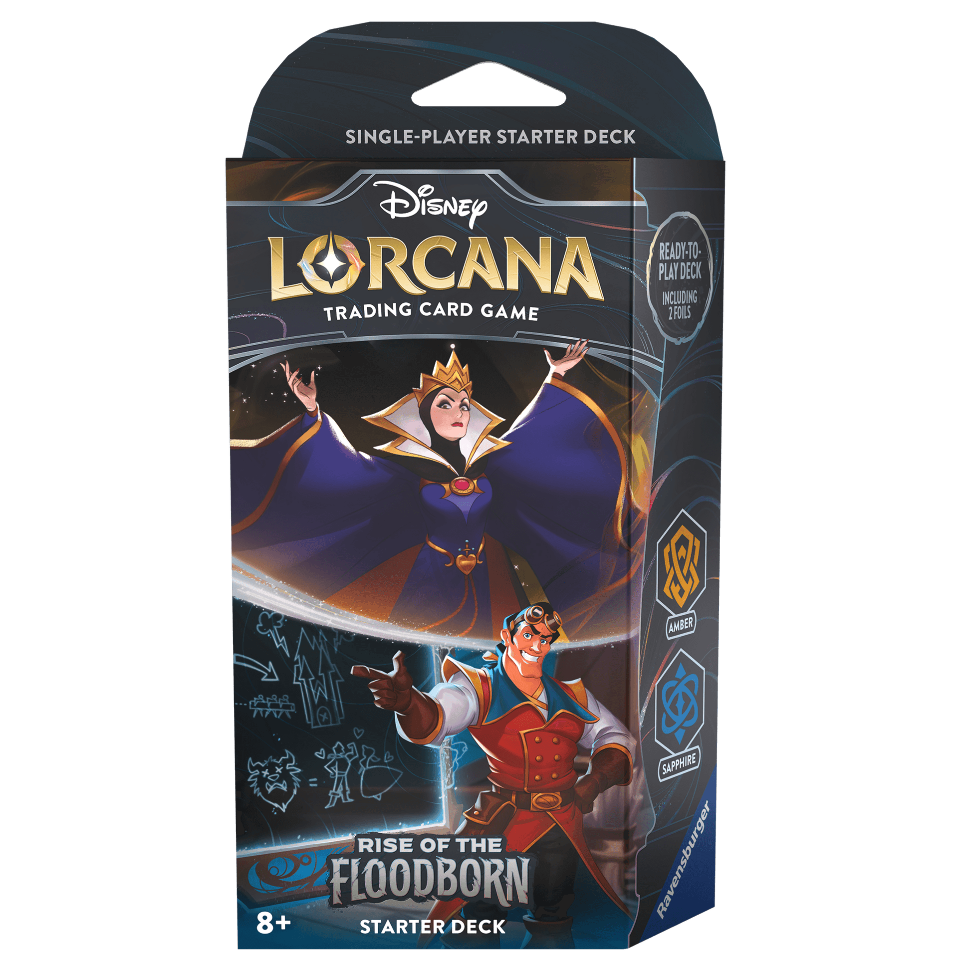 Disney - Lorcana TCG - Rise of the Floodborn - Starter Deck - Amber and Sapphire